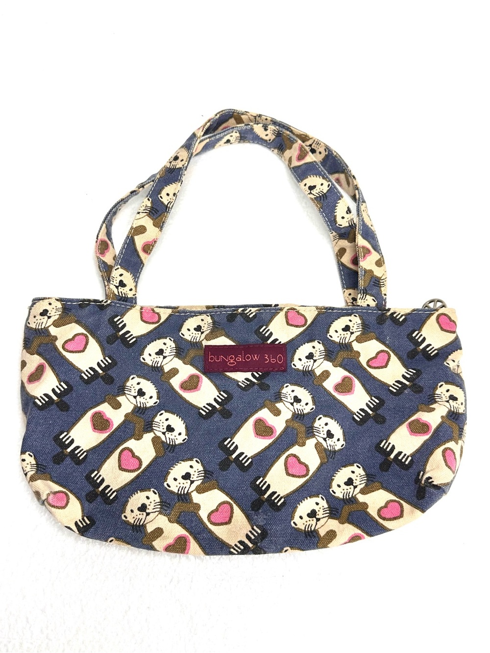 Bungalow360 Sea Otter Canvas Mini Bag